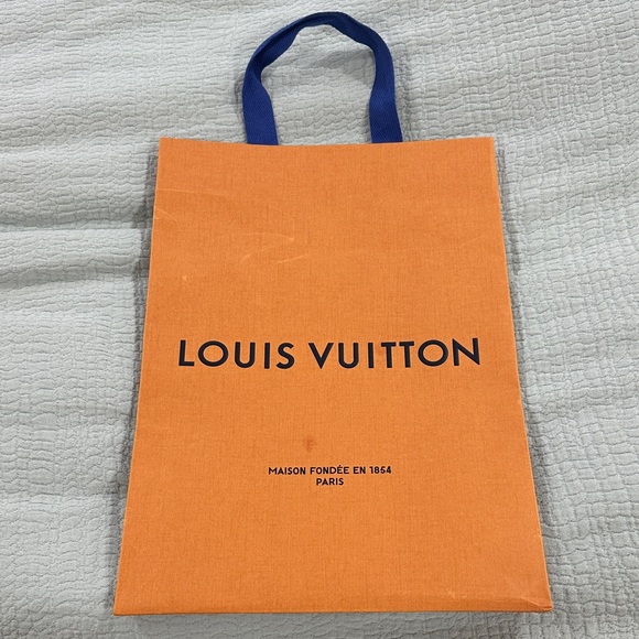 Louis Vuitton Other - Louis Vuitton Orange and Blue Shopping Bag